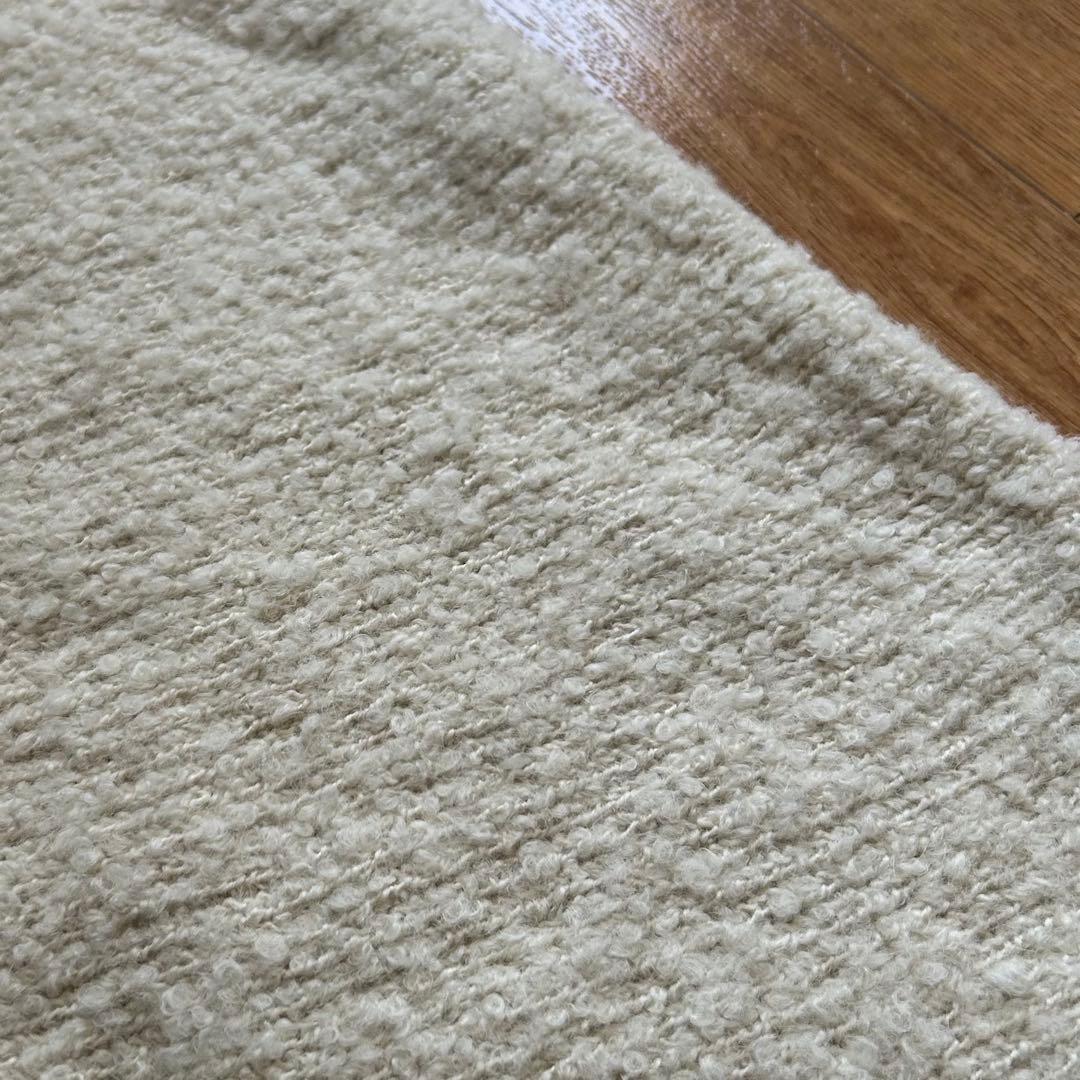 evam eva アルパカスヌード alpaca wool snood ホワイト - メルカリ