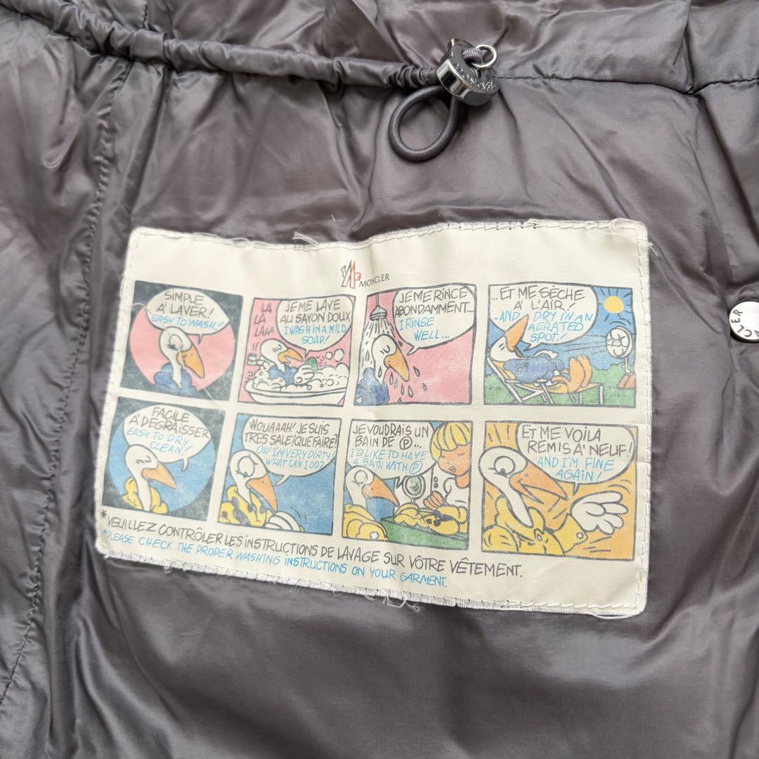 美品✨】モンクレール エルミンヌ グレー Mサイズ 国内正規品 シリアル