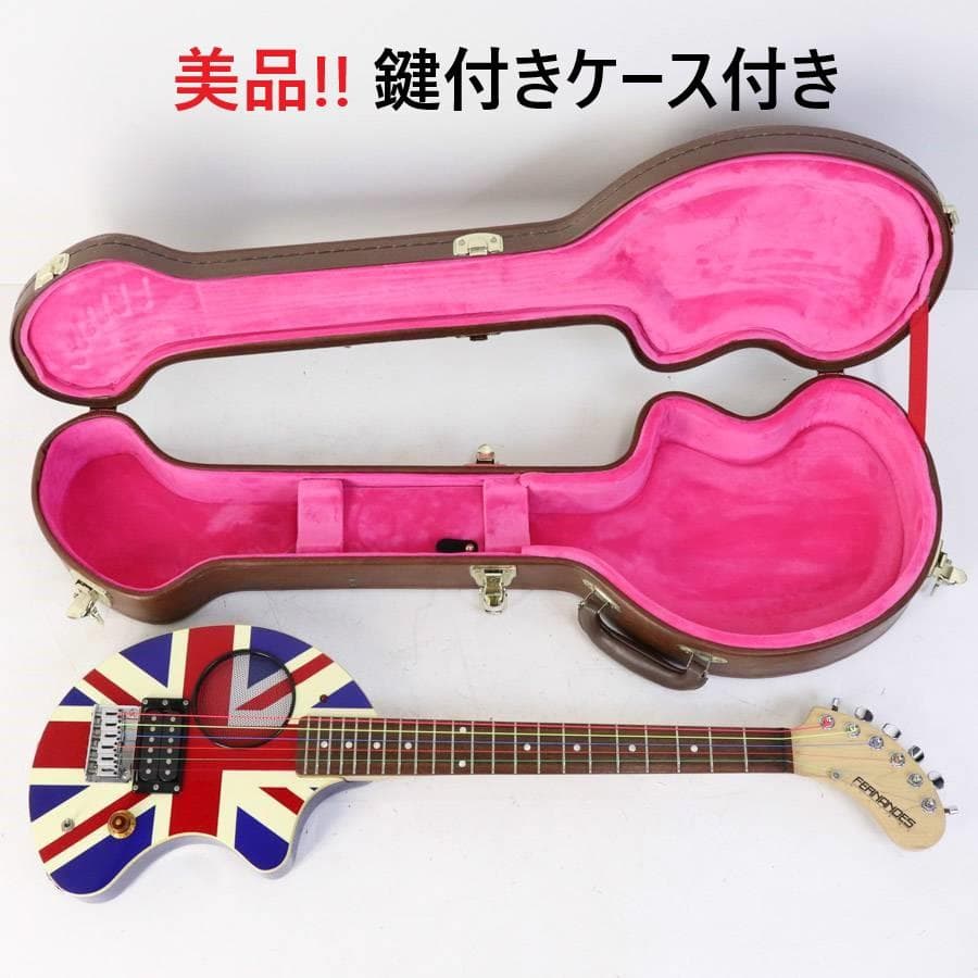 美品！フェルナンデス ZO-3 ユニオンジャック アンプスピーカー内蔵