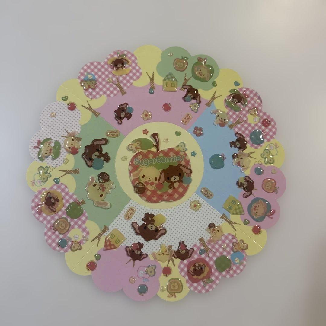 Sugarbunnies 立体シール シュガーバニーズ サンリオ 平成 - メルカリ