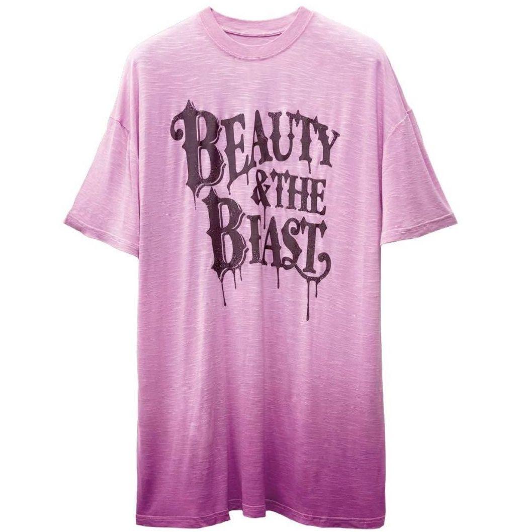 HYDE BEAUTY & THE BEAST ピンク Tシャツ Lサイズ BB