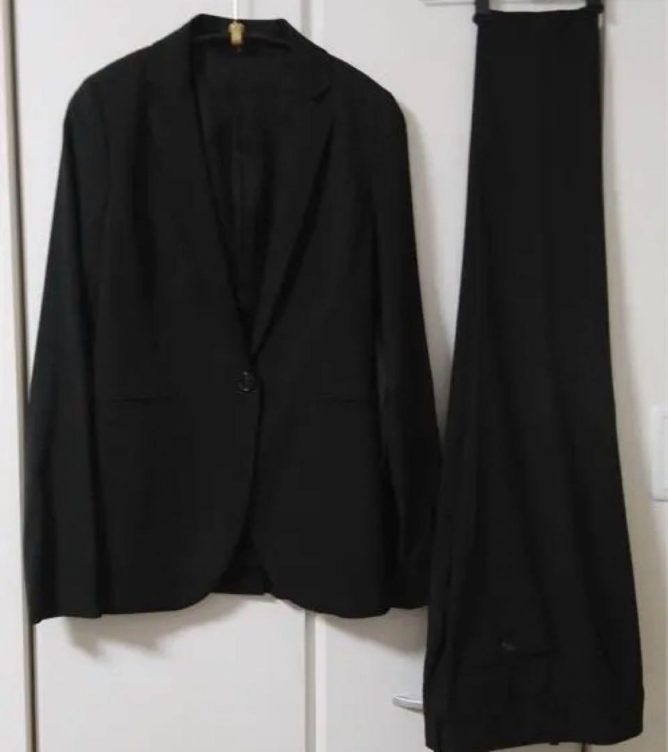 美品　Theory パンツスーツ上下セットアップ　黒　0