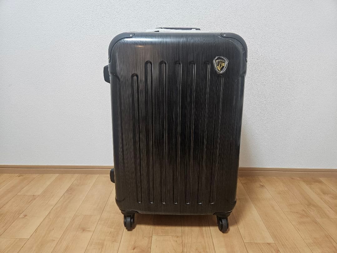 【新品未使用】グリフィンランド スーツケース スクラッチガンメタM pc7000
