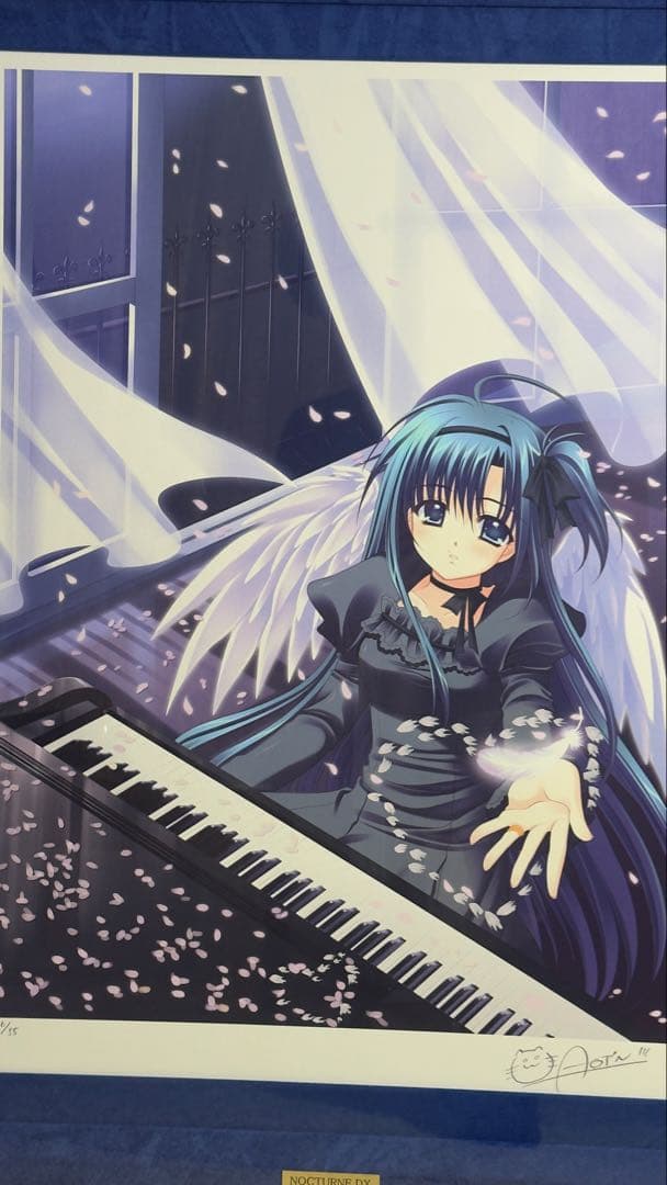 西又葵 アールビバン Nocturne DX 版画 ミクスドメディア