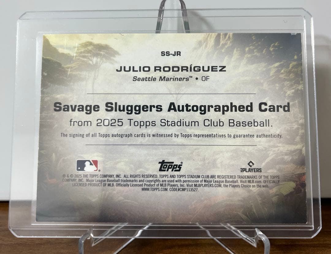 MLB】フリオ・ロドリゲス 直筆サイン 5枚限定Auto Topps - メルカリ
