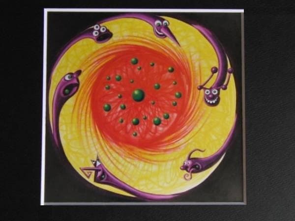 KENNY SCHARF、HYPNOZEN、海外版超希少レゾネ、新品額装付 Zoff（ゾフ） 伊達メガネ メガネ 眼鏡 ラウンド型メガネ｜ミニーマウス