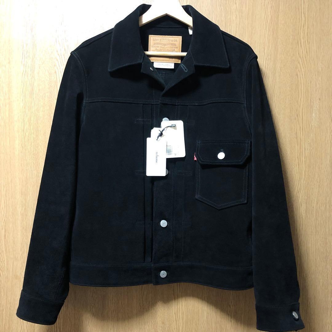 ジャケット・アウター Levi's TYPE1 TRUCKER SUEDE LEATHER S