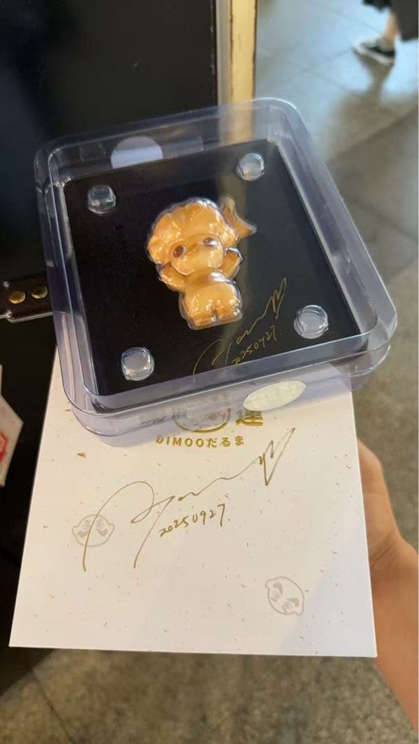 POP MARTポップマートDIMOO だるま　サイン入り 🎉 DIMOO 日本初のPOP UPショップ開催までドキドキ！ 日本限定アイテム