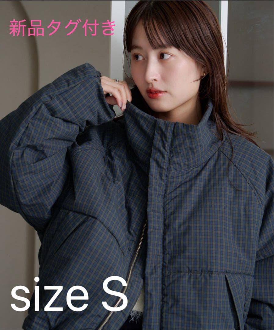 最終値下げ‼️完売品‼️kastane チェック中綿リバーシブルアウター