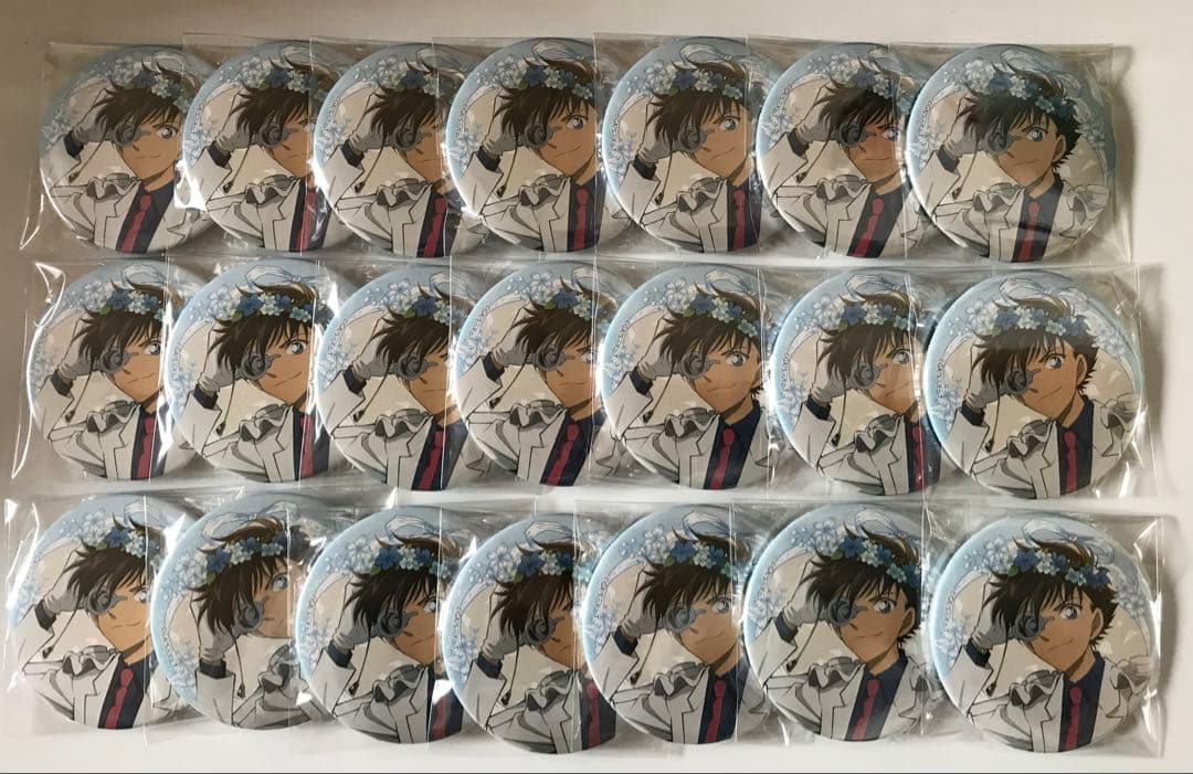 名探偵コナン 怪盗キッド 花冠 缶バッジ 名探偵コナン 場面写トレーディングホログラム缶バッジ 怪盗キッド