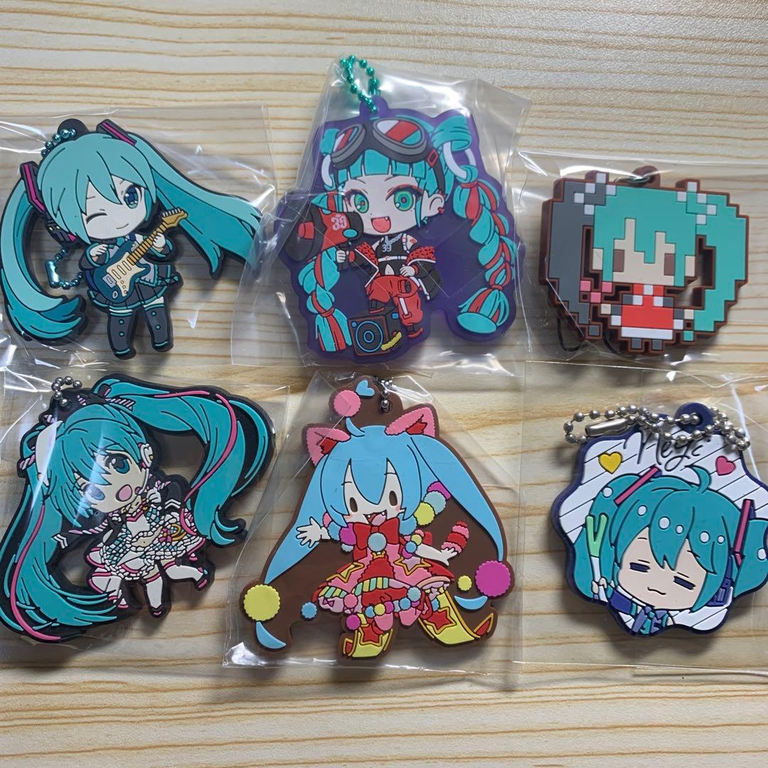 ボカロ ボーカロイド 初音ミク ラバスト ラバーストラップ 6点セット
