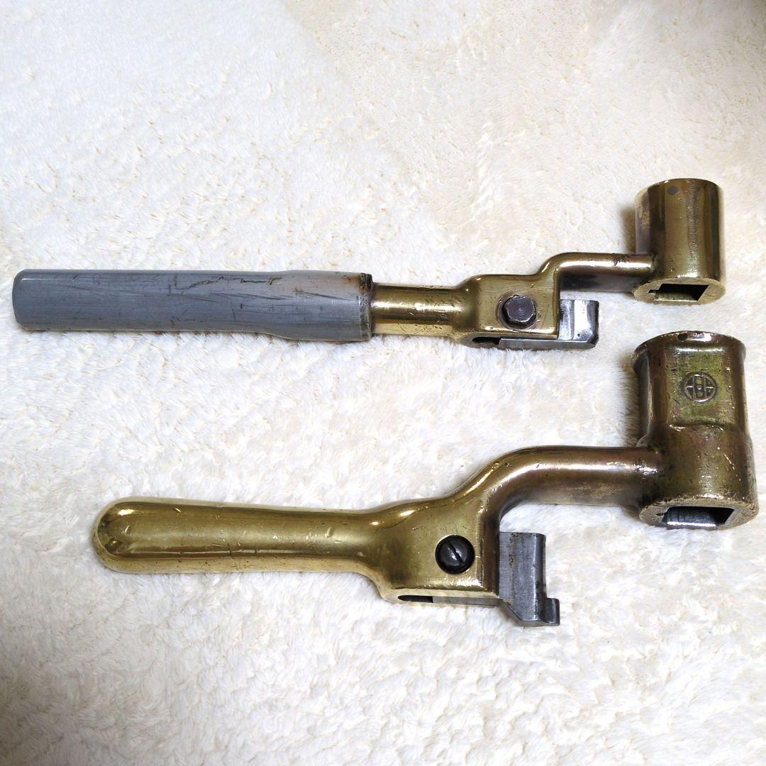 鉄道関連グッズ：機関車ブレーキハンドル(単弁、自弁)日本エヤー