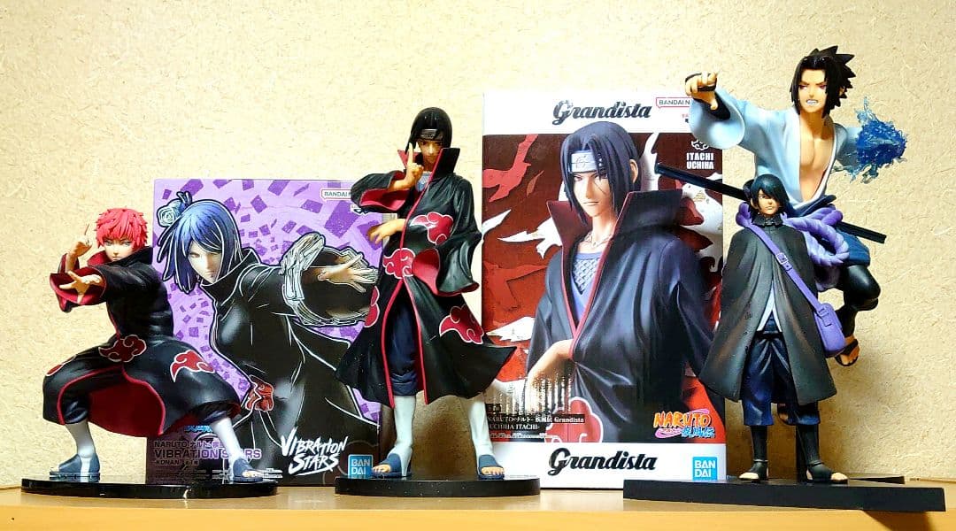 ナルト VIBRATION STARS イタチ サスケ サソリ 小南 フィギュア