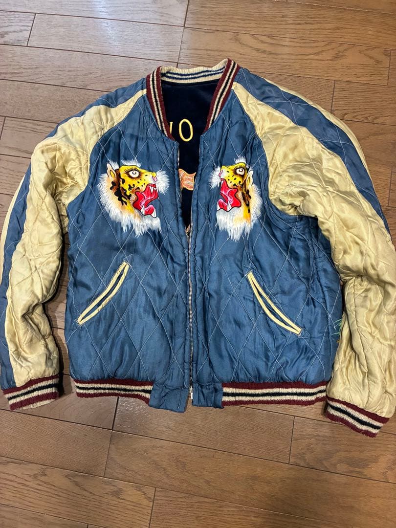 スカジャン テーラー東洋 港商 硫黄島 サイズ中 TT10797 - メルカリ