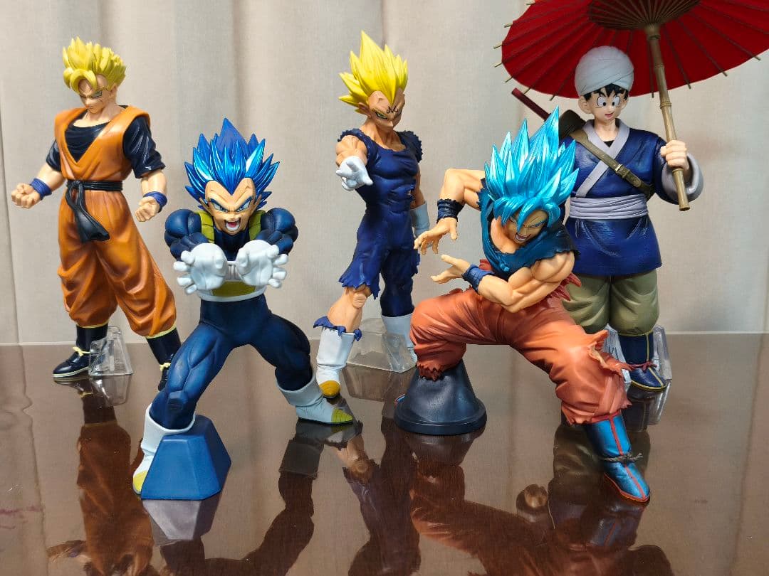 ドラゴンボール　一番くじ　プライズ　孫悟空　孫悟飯　ベジータ　5点