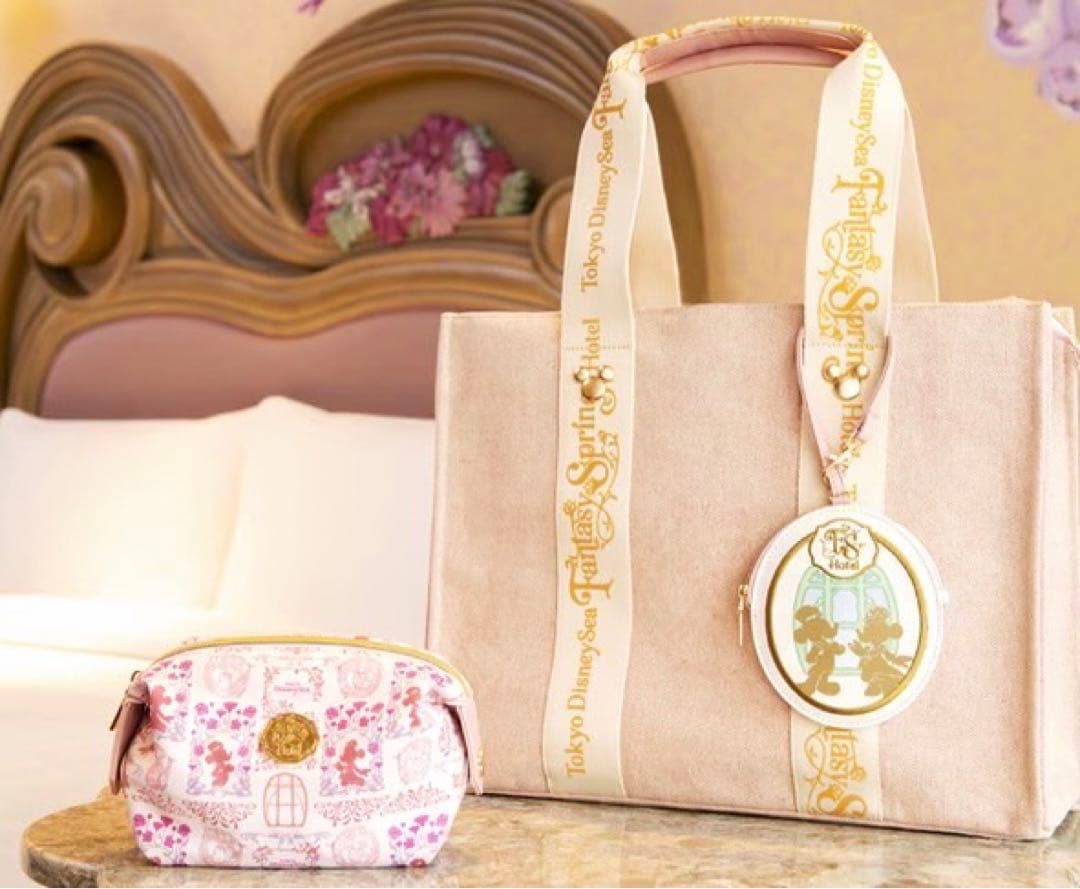 ファンタジースプリングスホテル　トートバッグ 3点セット　エクスクルーシブ