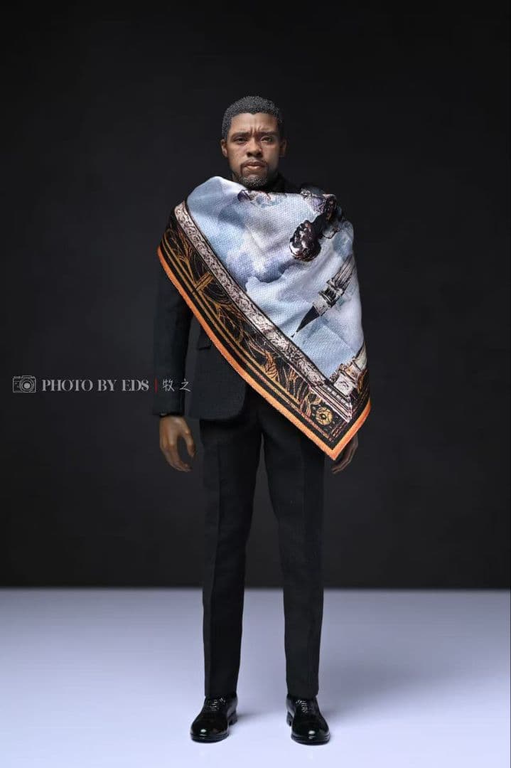 アメコミフィギュア T'Challa カスタム スカーフ姿 ブラックパンサー