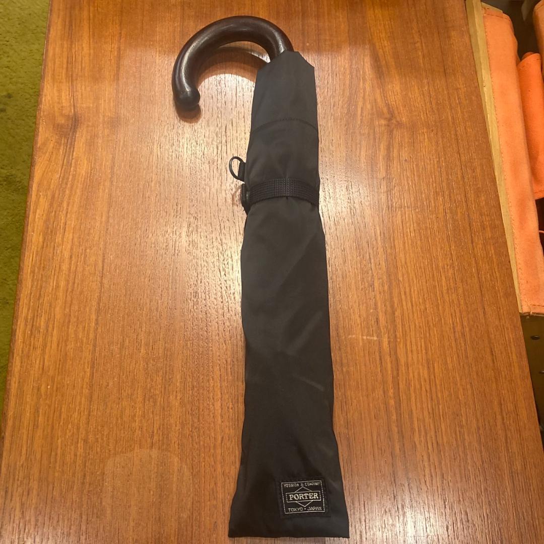 ▼PORTER 前原光榮商店　折りたたみ傘　ブラック　吉田カバン　ポーター