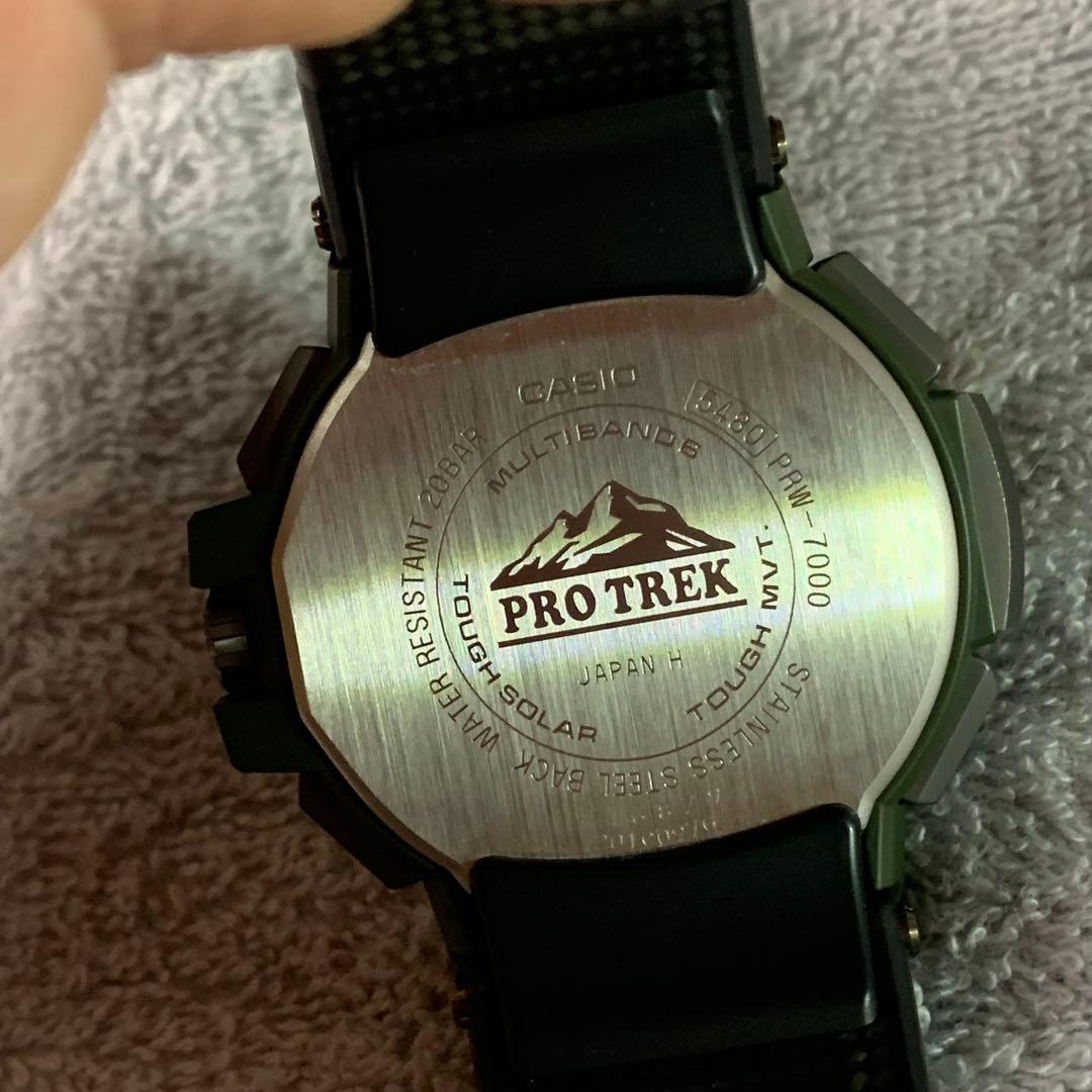 CASIO PROTREK PWR-7000 Military Green - メルカリ