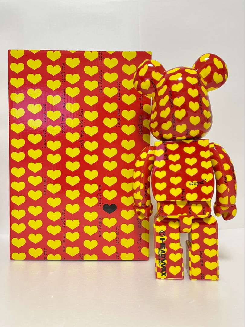 BE@RBRICK Yellow Heart Reverse 400％のみ - メルカリ
