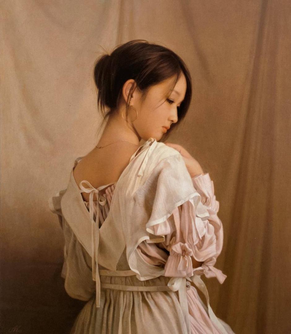 森本草介、【19-春】、希少な額装用画集画、新品高級額 額装付、状態