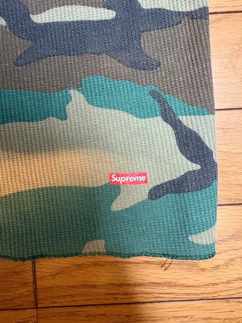SUPREME Hanes カモフラージュ・迷彩カーキ サーマルロンT - メルカリ