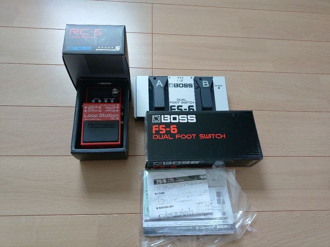 【早いもの勝ち！値下げ中!】BOSS FS-6 & RC-5 セット箱付き