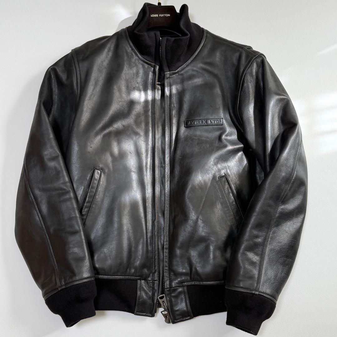 ✨希少モデル✨ アヴィレックス タンカース オールレザー ジャケット
