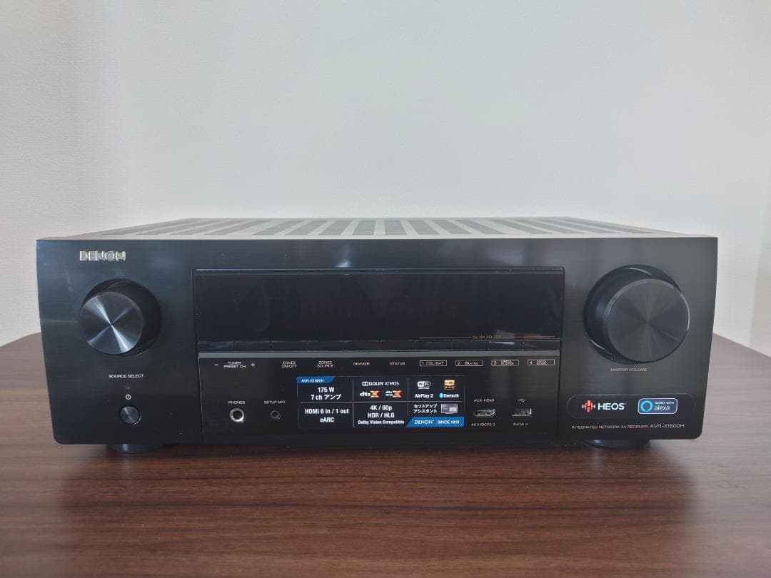 【美品】DENON AVR-X1600H Denon® AVR-X1600H 7.2CH 4K Ultra HD AV Receiver | M & H Appliance