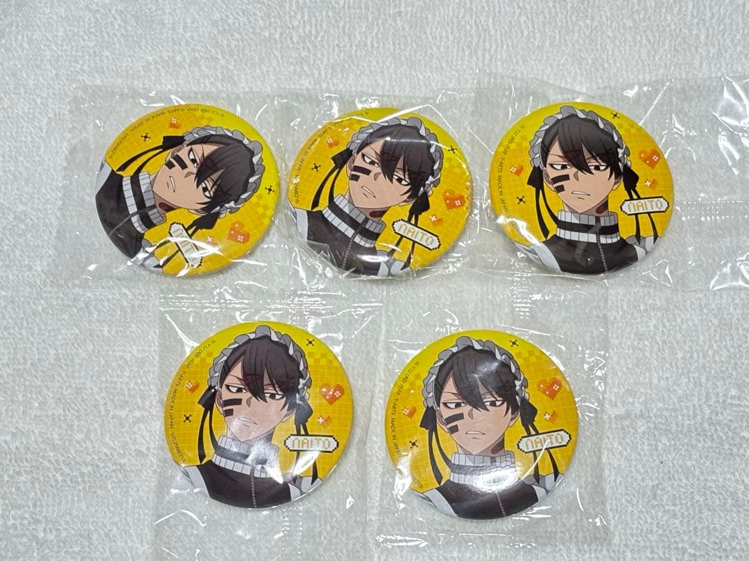 桃源暗鬼 ジャージメイド 缶バッジ 無陀野無人 ガチャ 5個 - メルカリ