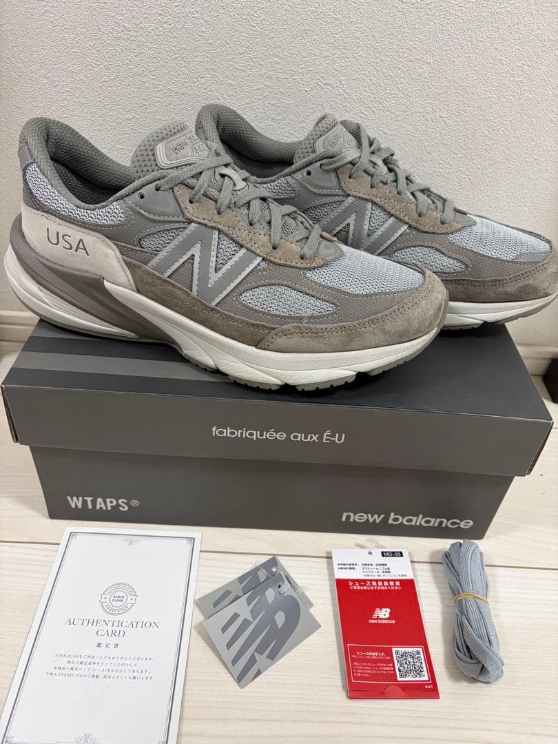 WTAPS × New Balance 990V6 Gray ダブルタップス