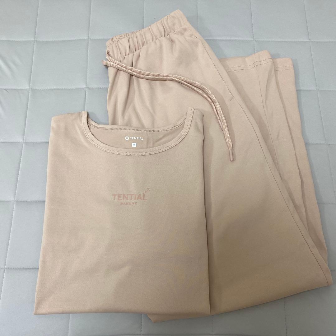 【極美品】TENTIAL BAKUNE Dry Ladies 長袖上下ピンク M