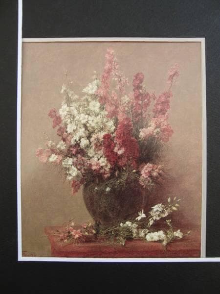 ラトゥール、ひえんそう、希少画集画、新品額装付