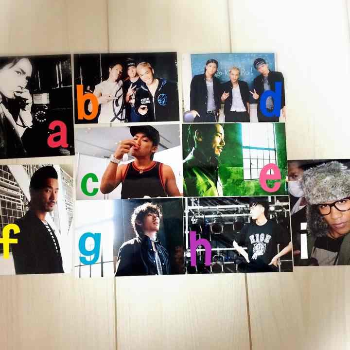 三代目J Soul Brothers CD特典 生写真