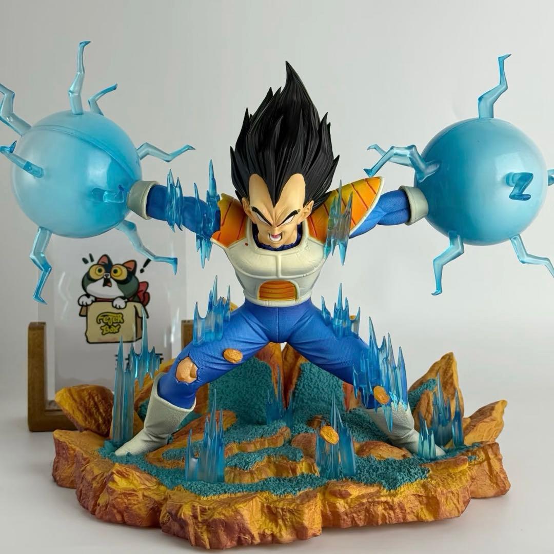 ドラゴンボール ベジータ 黒髪 ガレージキット フィギュア ドラゴンボール 魔人ベジータ フィギュア ガレージキット 塗装済み完成