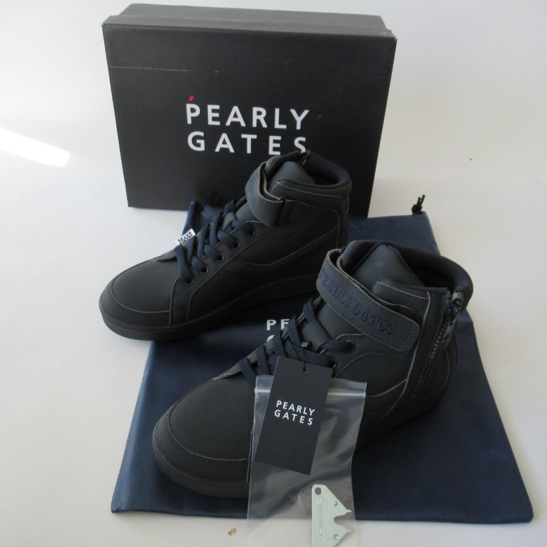 パーリーゲイツ新品濃紺 ソフトスパイク ゴルフシューズ 24.0ｃｍ No.2