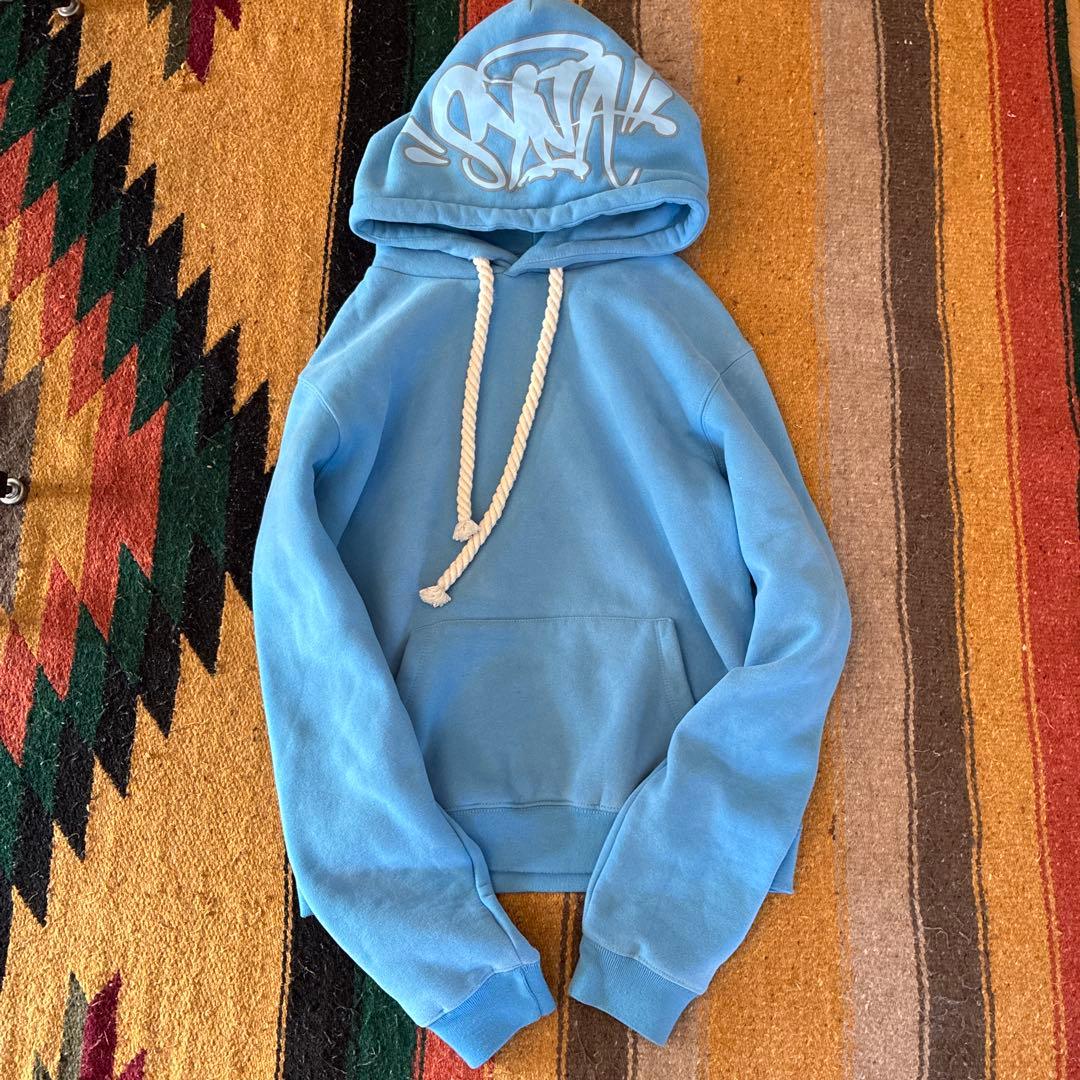 syna world シナワールド パーカー 水色 パーカー - メルカリ