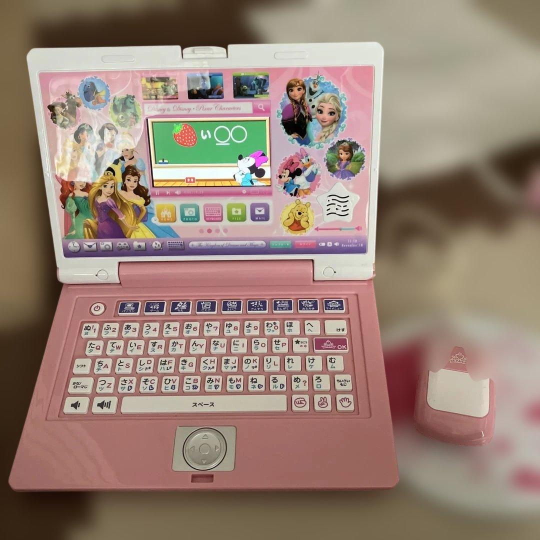 ディズニー ワンダフルスイートパソコン ピンク - メルカリ