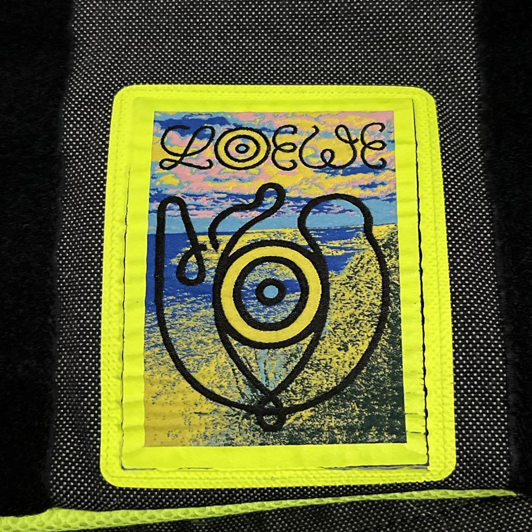 良品 ロエベ メッセンジャーバッグ アイ ネイチャー デニム アナグラム