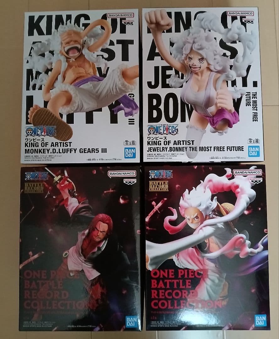 新品未開封】ワンピースフィギュア 4台セット - メルカリ