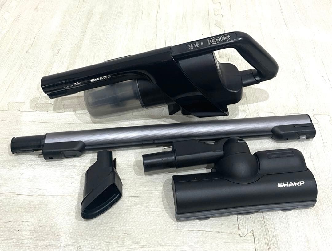 【動作確認済】バッテリー無し　RACTIVE Air EC-FR9-B SHARP（シャープ） 掃除機 コードレス 強力 充電式 小型 コードレス
