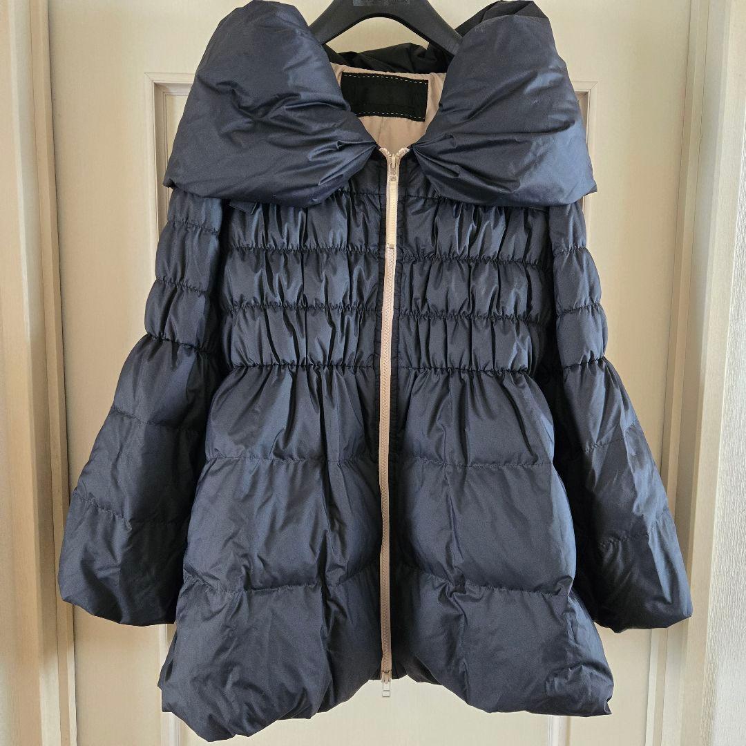 TO BD CHIC 　シャーリングミドル丈ダウンコート エムケー ミッシェルクラン MK MICHEL KLEIN ベーシックタフタミドル