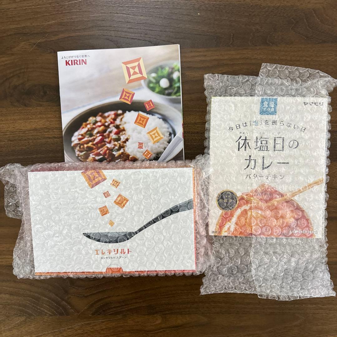 エレキソルトと休塩日のカレーセット