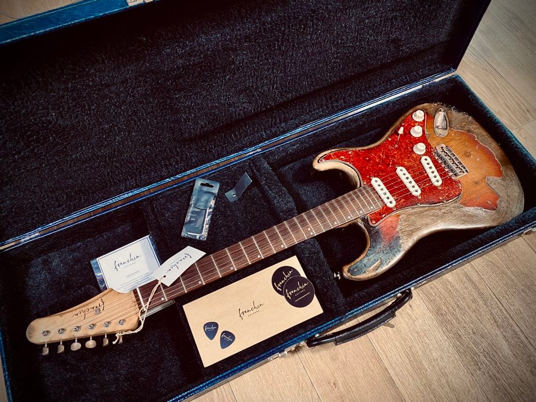 franchin guitars mercury ストラト　イタリア製