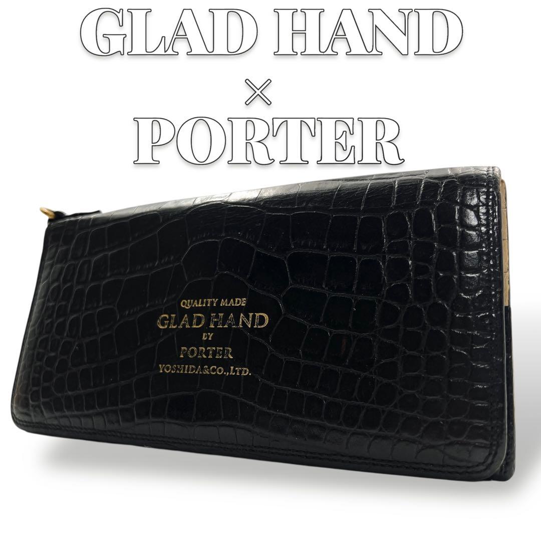 専用　PORTER×GLAD HAND コラボ メンズ 長財布 7521 PORTER ポーター × GLAD HAND グラッドハンド BELONGINGS WALLET