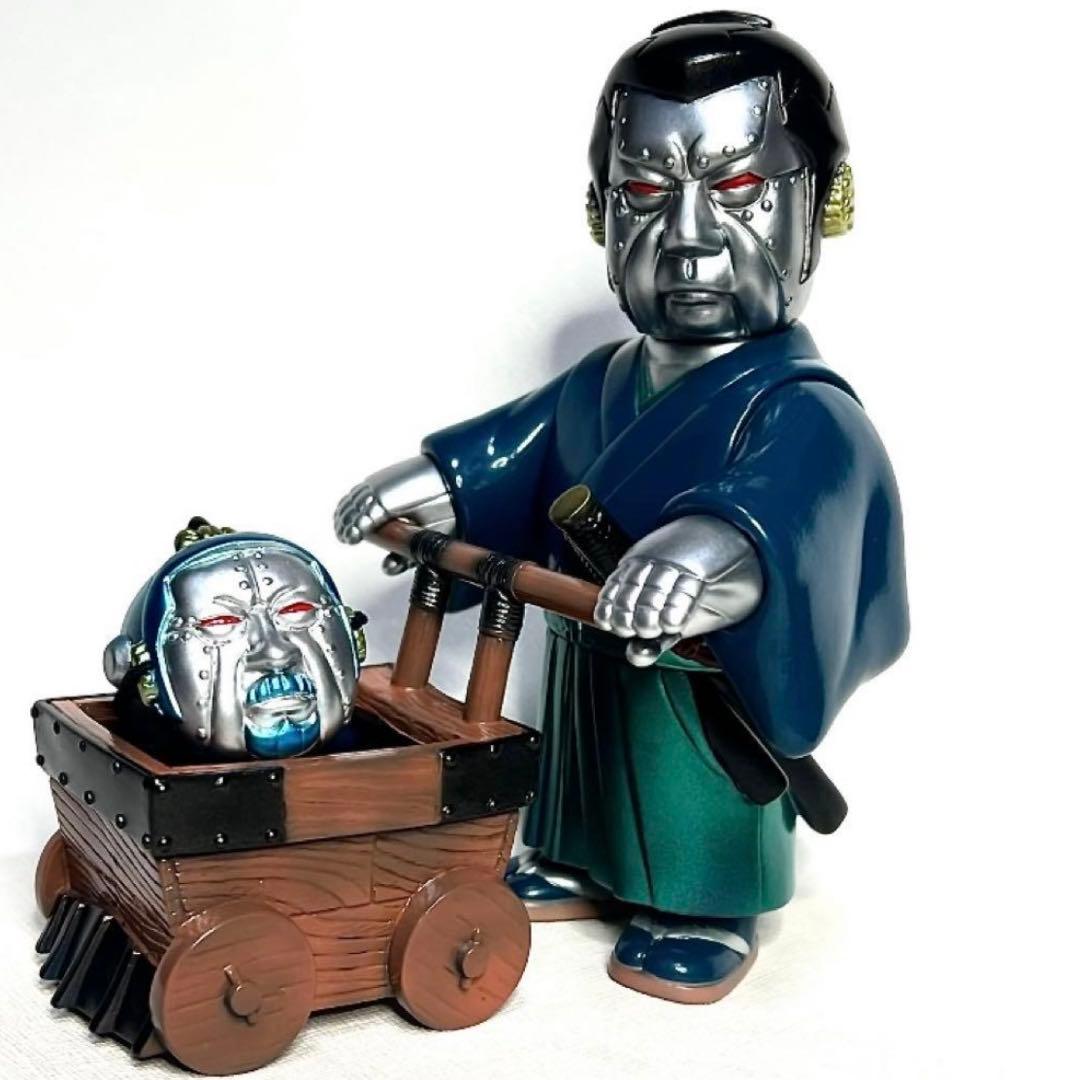 Samuraidoll 大江戸ROBOTS 子連れロボ　一刀斎と青二斎-双六お面