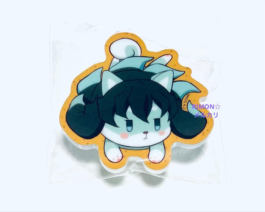 鬼滅の刃 時透無一郎 ufotable バレンタイン アニマルクッキーバッジ