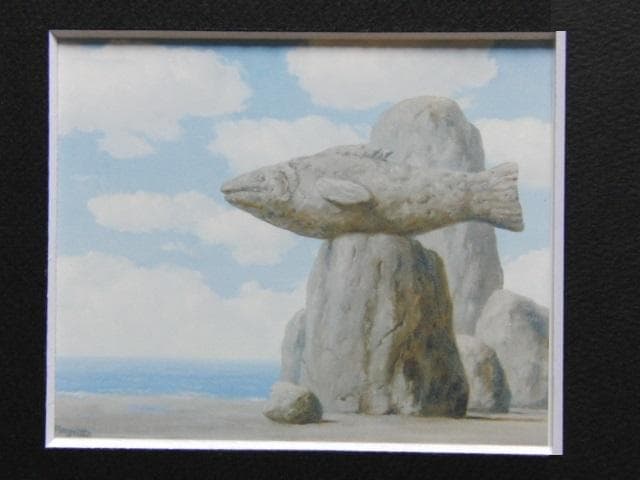 ルネ・マグリット、共謀、希少な画集より、新品高級額・額装付