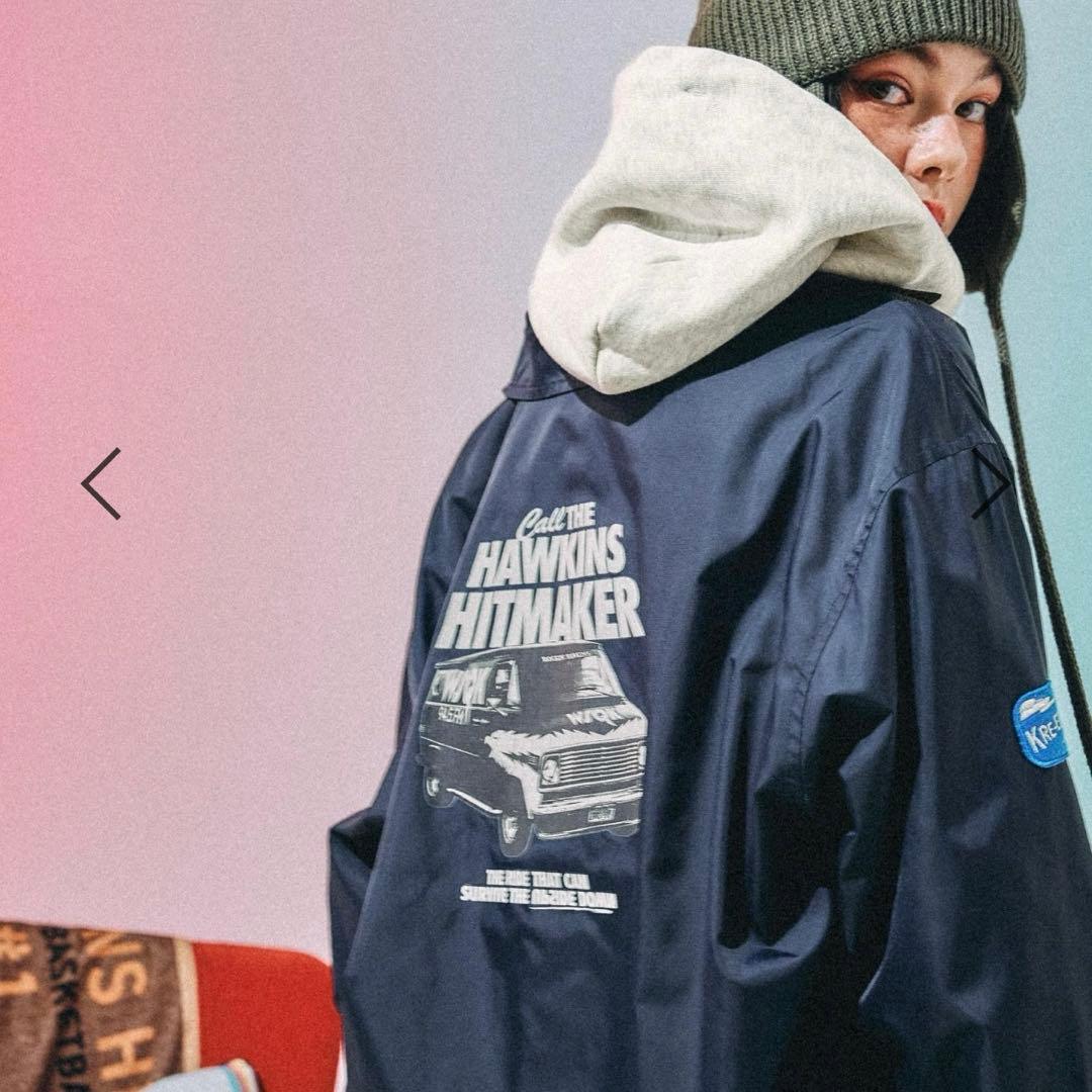 コラボアソートコーチジャケット ストレンジャーシングス ニコアンド niko and ｜【STRANGER THINGS】コラボ アソートコーチジャケット