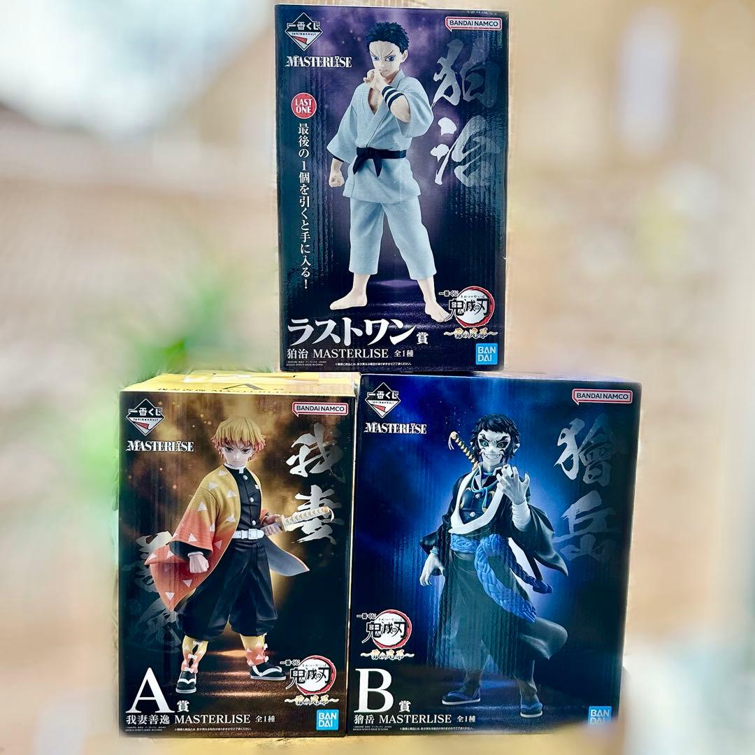 鬼滅の刃｜一番くじ｜A賞 B賞ラストワン賞｜善逸｜獪岳｜狛治｜猗窩座｜フィギュア